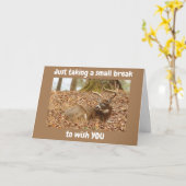 レイド・バック・シカは幸せ60誕生日と言う カード (黄色い花)