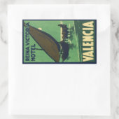 レイナビクトリアホテルバレンシア 長方形シール (バッグ)