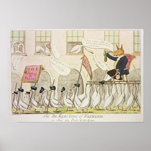 レイナード選かキツネのリズ ポスター (正面)