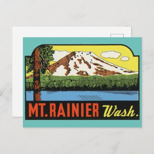レイナーワシントンヴィンテージ旅行はがき ポストカード (正面/裏面)