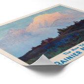 レイニア国立公園ヴィンテージのポスター1920s ポスター (角)