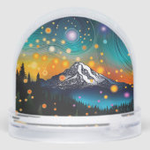 レイニア山とホタルが日の出に (裏面)