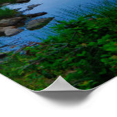 レイニア山とリフレクション湖 ポスター (角)