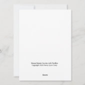 レイニア山w夕べ星空とワイルドフラワー シーズンカード (裏面)