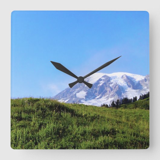 レイニアPDSC230 スクエア壁時計 (正面)