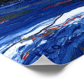 レイニエ山と帆船 ポスター (角)