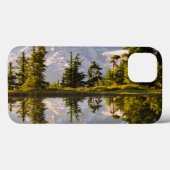 レイニエ山はプラマー山の近くの渓谷に映った Case-Mate iPhoneケース (裏面 (横))