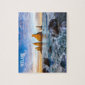 レイニスファラビーチ,アイスランド ジグソーパズル (縦)