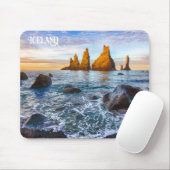 レイニスファラビーチ，アイスランド マウスパッド (マウス)