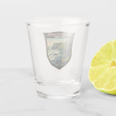 レイニスフジャラビーチアイスランドトラベルアートヴィンテージ ショットグラス (裏面)