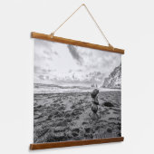 レイニスフジャラビーチケルン 吊り下げ型タペストリー (傾斜あり)