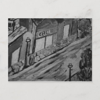 レイニーデイアットザカフェ – アートはがき ポストカード