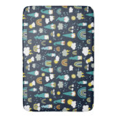 レイニーデイ格言ズレインボーキッズ バスマット (正面縦)