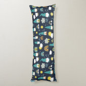 レイニーデイ格言ズレインボーキッズ ボディピロー (裏面 (縦))