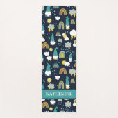 レイニーデイ格言ズレインボーキッズ ヨガマット (正面)