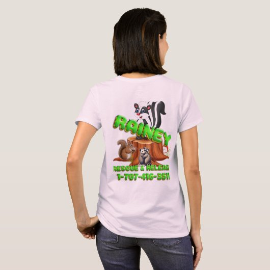 レイニー、レスキュー、そしてリリース Tシャツ (裏面フル)