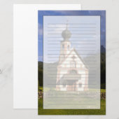 レイヌイという美しい孤立した教会 便箋 (正面/裏面)