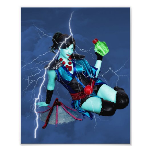 レイネサストームコスプレ フォトプリント            (正面)