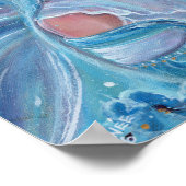 レイネ霜の降りた・ラヴォワによるクリスタ青い妖精のポスター ポスター (角)