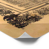 レイノルズの州の政治統一された地図1850 ポスター (角)