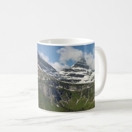 レイノルズ山とレイノルズクリークバレー コーヒーマグカップ (正面右)