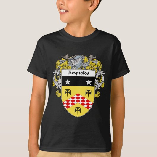 レイノルズ紋章付き外衣(包まれる) Tシャツ (正面)