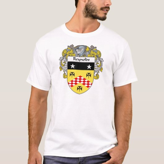 レイノルズ紋章付き外衣(包まれる) Tシャツ (正面)