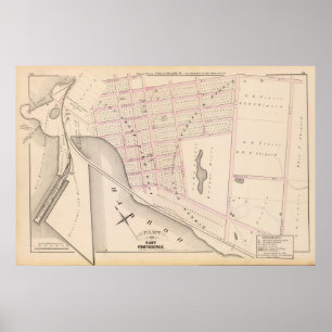 レイハイとウィルケスバール石炭会社の埠頭アトラス ポスター