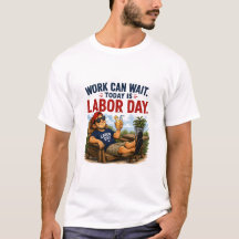 レイバーデイ ユーモアTシャツ