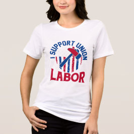 レイバーデー - 労働組合を応援する トライブレンドTシャツ