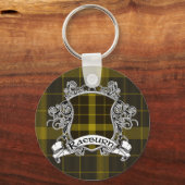 レイバーンタータンチェックシールド キーホルダー (正面)