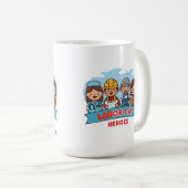 レイバー・デイの英雄たち コーヒーマグカップ (正面右)
