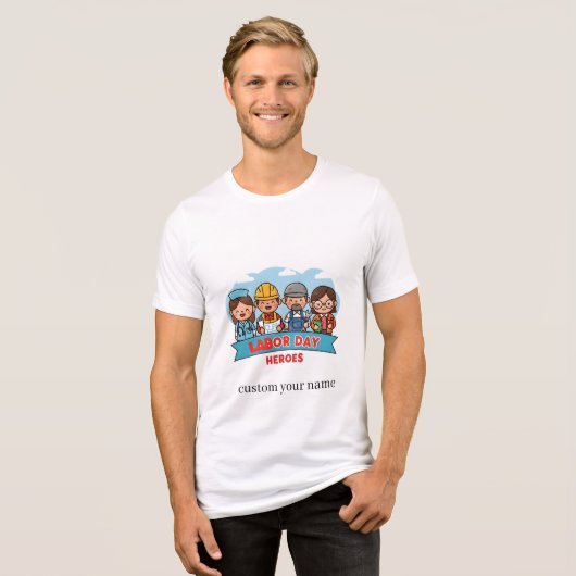レイバー・デイの英雄たち トライブレンドTシャツ (正面全面)