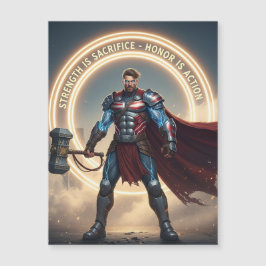 レイバー・デイ・マグネットカード – 力は神聖