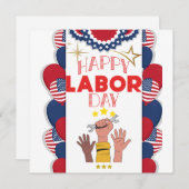 レイバー・デイ 招待状 (正面/裏面)