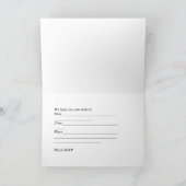 レイバー・デーのバーベキュー招待状 招待状 (内部)