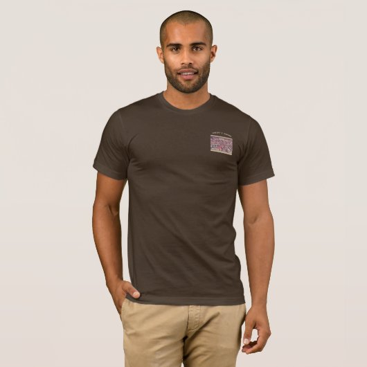 レイフのタバーンポストカードメンズTシャツ Tシャツ (正面フル)