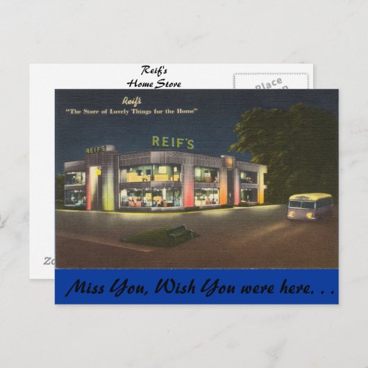 レイフズホームストアイリノイ ポストカード (正面/裏面)