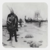 レイフ・エリクソンによるアメリカの発見 スクエアシール (正面)