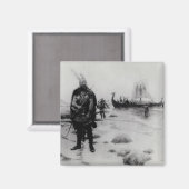 レイフ・エリクソンによるアメリカの発見 マグネット (正面/裏面)