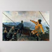 レイフ・エリクソンは1893年にアメリカに上陸する ポスター (正面)