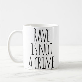 レイブは犯罪ではない EDM テクノ ミュージックフェスティバル コーヒーマグカップ