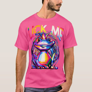レイブサイトレンストリップ（幻覚体験）のようなアシッドサイケデリックカエル Tシャツ