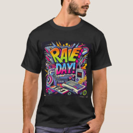 レイブデイ! - レトロ Tシャツ