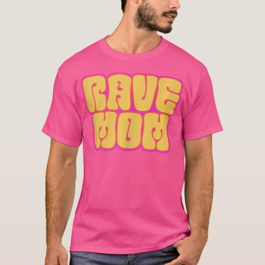 レイブマム サイケデリックEDMフェスティバル Tシャツ (正面)