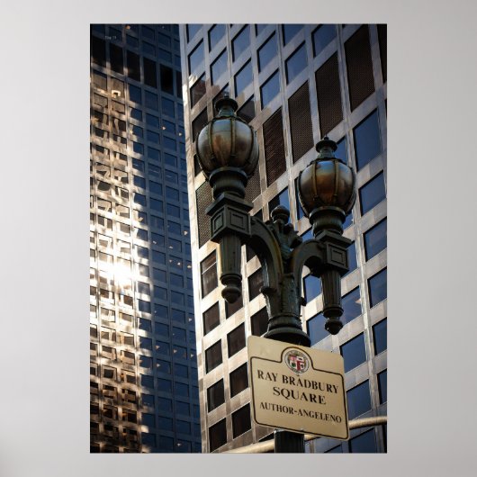 レイブラッドベリースクエア、ロサンゼルス ポスター (正面)