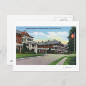 レイブルック療養所の外観 ポストカード (正面/裏面)