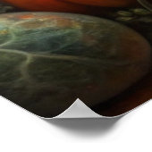 レイブンとカボチャの森 – 暗い秋の妖精 ポスター (角)