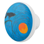 レイブンと満月 セラミックノブ (右)