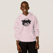 レイブンフード付きスウェットシャツキッズレイブン/クロウアートスウェットシャツ (正面フル)